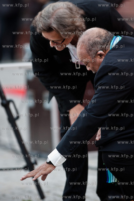 Gdansk. Dziedziniec Polskiej Filharmoni Baltyckiej....