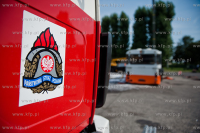 Gdansk. Teren bazy autobusowej ZKM przy ul. Hallera....