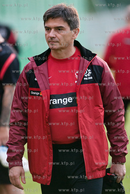 Gdansk. Pierwszy trening Reprezentacji Polski w pilce...