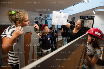 Gdansk. Swieto Historycznej sali BHP, znajdujacej sie...