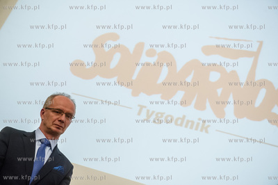 Gdańsk. Siedziba NSZZ Solidarność. Sala Akwen. Uroczystość...