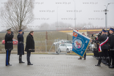 Gdańsk. Oddanie do użytku Strażnicy Jednostki Ratowniczo...