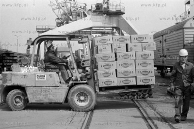 Rozładunek bananów w porcie gdyńskim.
29.04.1980
5kwiecien80_z.kosycarz_p45
Fot....