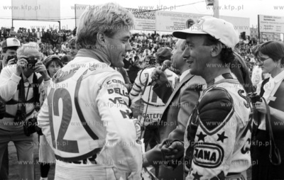 Turniej pożegnalny Zenona Plecha na stadionie w Gdańsku....