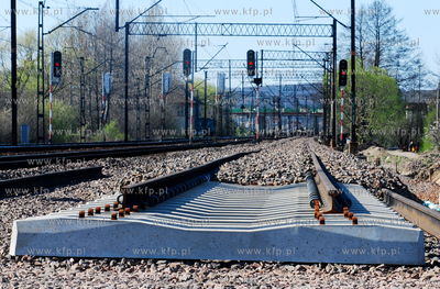 Wymaina torowiska w okololicy Rumii Janowo.16.04.2007fot....