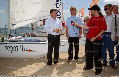 Sopot. Oficjalna prezenatacja i chrzciny nowego zaprojektowanego...