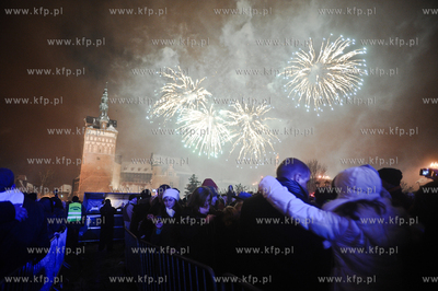 Impreza sylwestrowa na Targu Weglowym w Gdansku 31.12.2010...