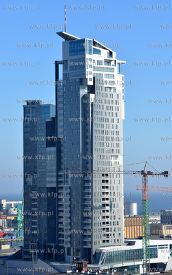 Panorama Gdyni z Hotelu Gdynia. Sea Towers 12.03.2014...