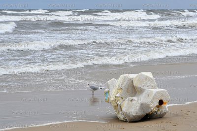 Sopot. Zatoka Gdanska. Sztorm. 05.10.2016 fot. Jerzy...