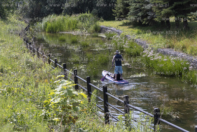 Spływ kanałem Raduni na desce SUP. 
6.07.2023
fot....