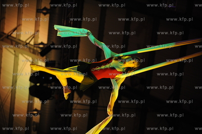 Gdansk, hala widowiskowa AWFiS. Wielka gala konczaca...