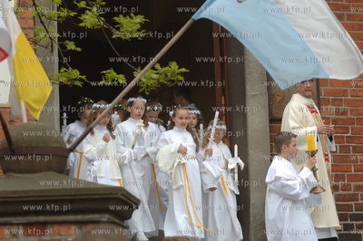 Przyjecie do Pierwszej Komunii Swietej w Koscierzynie...