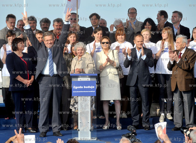 Zakonczenie kampanii wyborczej kandydata na urzad Prezydenta...