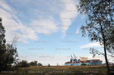 Najwiekszy kontenerowiec swiata Maersk Mc-Kinney Moller...