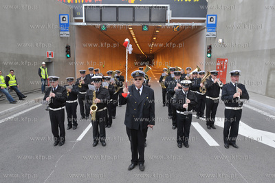 Dzien otwarty tunelu pod Martwa Wisla w Gdansku. To...