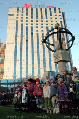 Ponowne odsloniecie pomnika astronoma Jana Heweliusza,...