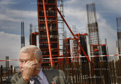 Gdansk Letnica. Ceremonia wmurowania kamienia wegielnego...