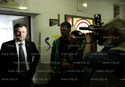 Sopot. Urzad Miasta. Konferencja prasowa prezydenta...