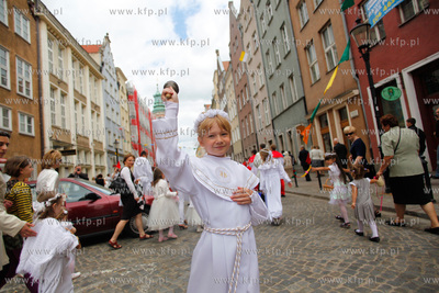 Gdansk. Procesja glowna Bozego Ciala.
23.06.2011
fot....