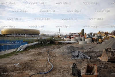 Gdansk. Zmiana w organizacji ruchu na budowie wezła...