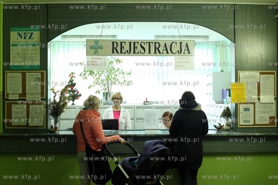 Przychodnia lekarska przy ul. Galczynskiego w Gdansku...