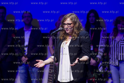 Gdynia. Festiwal Filmowy w Gdyni. Nz. ekipa twórców...