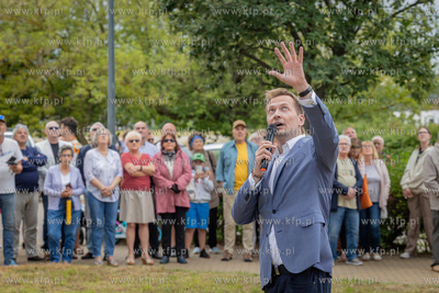 Uroczyste odsłonięcie muralu  w Gdańsku-Zaspie na...