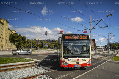 Autobus MERCEDES 628 02 CITARO na Podwalu Przedmiejskim...