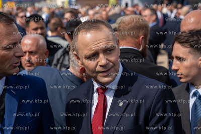 Stocznia Marynarki Wojennej PZG w Gdyni. Uroczystość...