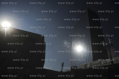 Berlin stolica Niemiec. Nz. Wierzowce na Alexander...