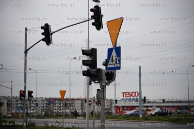 Gdansk. Chelm. Skrzyzowanie Al. Gen. Wladyslawa Sikorskiego...