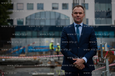 Gdansk. Wrzeszcz. Uroczystosc wmurowania kamienia wegielnego...