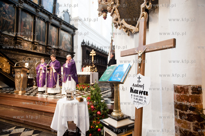 Bazylika Archikatedralna w Gdansku Oliwie. Pogrzeb...