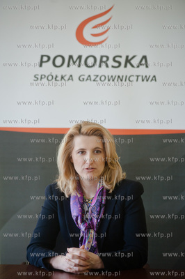 Gdansk. Siedziba Pomorskiej Spolki Gazownictwa. Briefing...