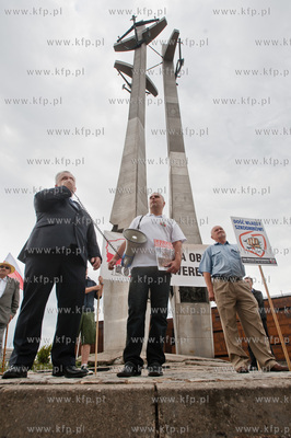 Gdansk. Plac Solidarnosci. Manifestacja z okazji Dnia...