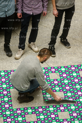 Dziedziniec im. Jana Heweliusza w Gmachu Glownym Politechniki...