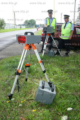 Jerzy Orzechowski (nz po prawej) - komendant Strazy...