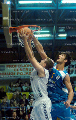 Mecz koszykowki Energa Czarni Slupsk-Cajasol Sewilla/Hiszpania/.16.12.2008...
