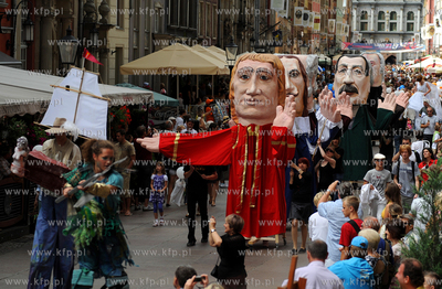 Gdansk. Dlugi Targ. Ceremonia otwarcia Jarmarku sw....