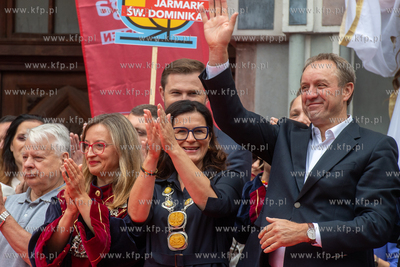 Uroczyste otwarcie 764. Jarmarku Dominikańskiego....