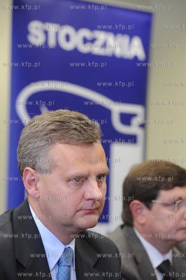 Minister Aleksander Grad w Stoczni Gdynia.
17.09.2008
fot....