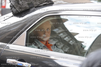 Gdansk, ul. Ogarna. Zdjecia z planu filmu "Milion Dolarow"w...