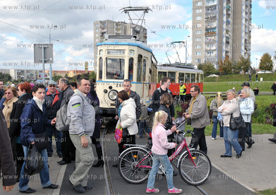 Festyn Komunikacyjny na petli tramwajowej w Gdansku...