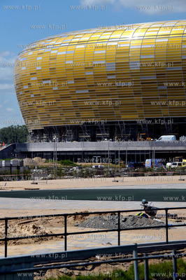 Ostatni etap prac na PGE ARENA w Gdansku, przed oddaniem...