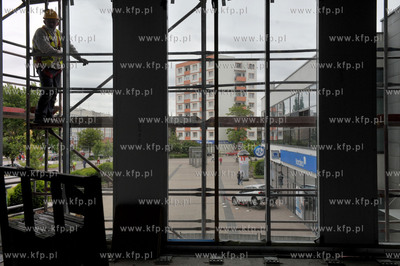 Gdansk, Wrzeszcz, al. Grunwaldzka. Uroczystosc zawieszenia...