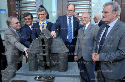 Odsloniecie makiety Zurawia Gdanskiego w ramach projektu...