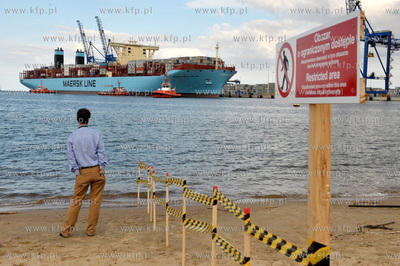 Najwiekszy kontenerowiec swiata Maersk Mc-Kinney Moller...