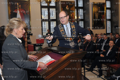 Inauguracyjna sesja Rady Miasta Gdanska w Wielkiej...