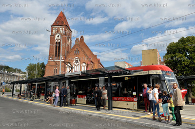 Pierwszy przejazd tramwaju nowa linią na trasie Siedlce...