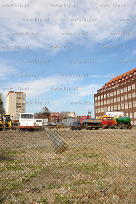 Gdansk. Okolice ul. Walowej i miejsce budowy czterech...